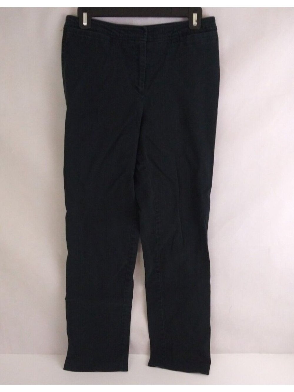 New York & Company Women's Solid Black Low-Rise Bootcut Jeans Size 6